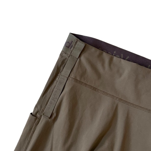 Outdoor Voices TechSweat Utility Leggings Olive / Brown Size M - Picture 4 of 6